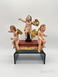 Antichi angeli putti cherubini arte sacra trittico