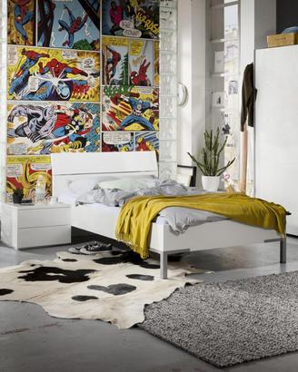 Camera da letto con armadio ante scorrevoli