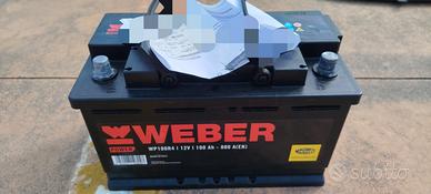 batteria WEBER 100Ah 800