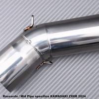 Raccordo / Mid Pipe specifico KAWASAKI ZX6R 2024