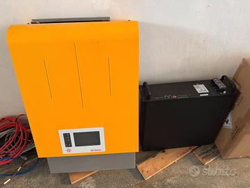 Inverter ibrido + batteria accumulo BYD