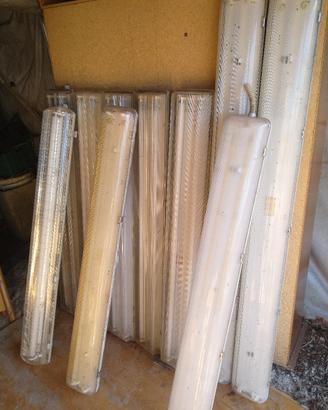 plafoniere neon 10 pezzi 50 euro tutto il blocco
