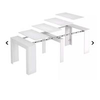 Tavolo consolle allungabile 25/225 bianco lucido