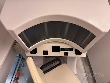 Lettino e lampada abbronzanti professionali