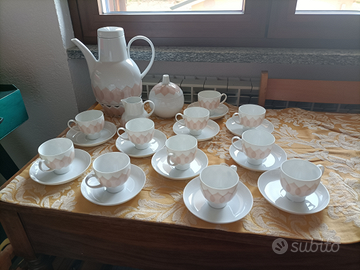 Servizio caffè porcellana firmato