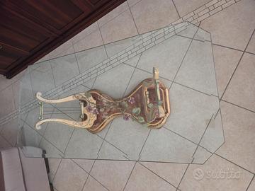 Tavolino da salotto scultoreo con piano i