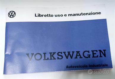 Libretto anastatico uso e manutenzione VW t2