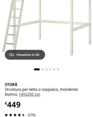Letto a soppalco IKEA