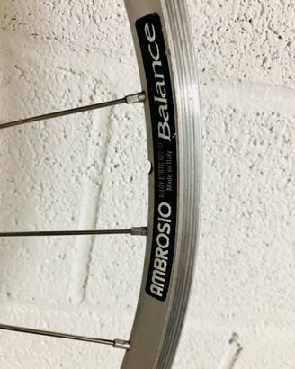 ruote bici corsa con mozzi campagnolo record