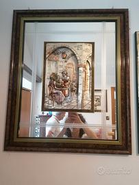 quadro in argento in bassorilievo 
