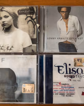 lotto 17 cd con contenitore porta cd