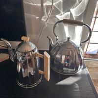 Coppia teiera e caffettiera modernariato US