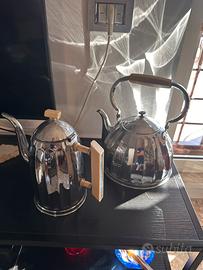 Coppia teiera e caffettiera modernariato US