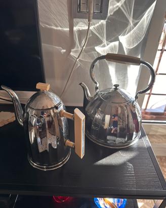 Coppia teiera e caffettiera modernariato US
