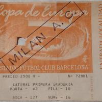 Biglietto  Finale Coppa Campioni 1988 / 89