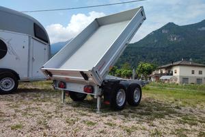 Carrello rimorchio auto ribaltabile doppio asse