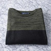 Maglione uomo verde e nero a righe – taglia M – st