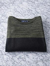 Maglione uomo verde e nero a righe – taglia M – st