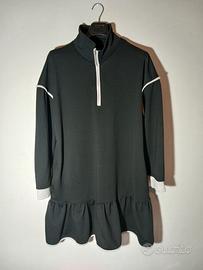 Abito nero con balza Taglia XL