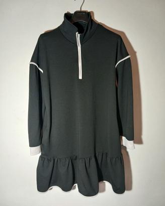 Abito nero con balza Taglia XL