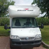 Camper mansardato roller team pegaso garage