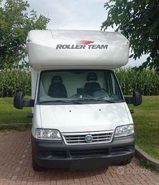 Camper mansardato roller team pegaso garage