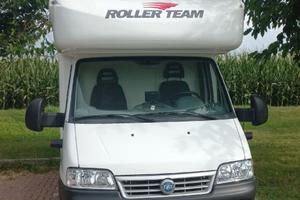 Camper mansardato roller team pegaso garage