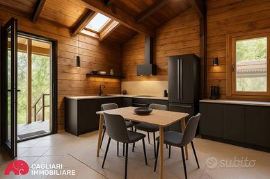 Graziosa Villetta con cortile sul mare di Scivu