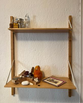 Mensole scaffale da parete in bambu Sklum Kolex