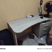 Scrivania più letto una pazza e mezzo con rete e m