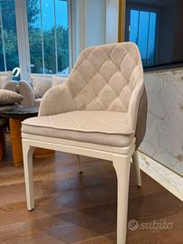 Sedie da tavolo stile Chesterfield - 14 pezzi