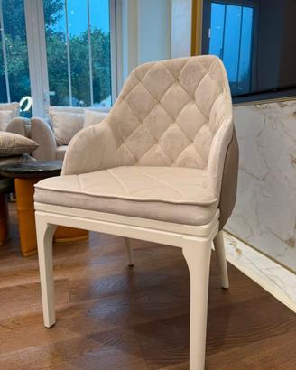 Sedie da tavolo stile Chesterfield - 14 pezzi