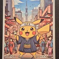 pokemon fan art pikachu tokyo