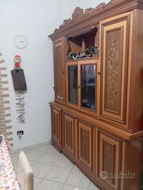 credenza legno massello anni 60 nuovissima 