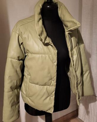 GIACCONE STRADIVARIUS GRIGIO-VERDE TAGLIA S DONNA