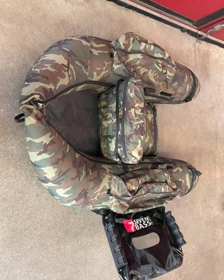 Bellyboat+waders+portacanne