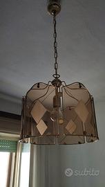 Lampadario + 2 abat-jour.