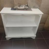 libreria shabby in legno 