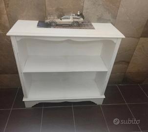 libreria shabby in legno 