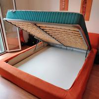letto matrimoniale con contenitore