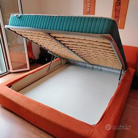 letto matrimoniale con contenitore