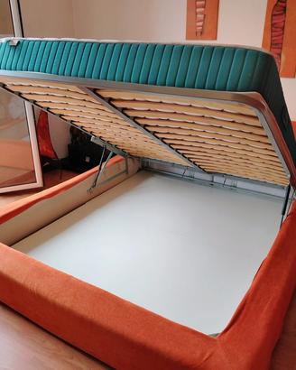 letto matrimoniale con contenitore