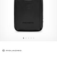 Piquadro borsa a tracolla ael in pelle 27cm