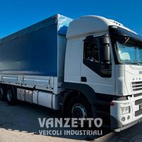 Iveco 260S42 Stralis cassone centinato con sponda