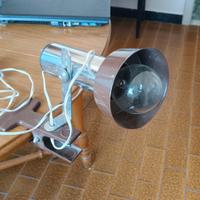 Lampada da scrivania con morsetto vintage