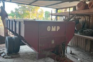 Rimorchio Agricolo / Vasca per Uva OMP Ribaltabile