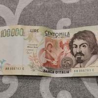 100. 000 lire Caravaggio