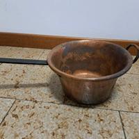 Paiolo per polenta in rame 24cm