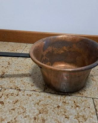 Paiolo per polenta in rame 24cm