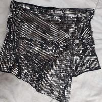 Gonna pantalone con paillettes